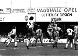Wednesday keeper pushes the ball away