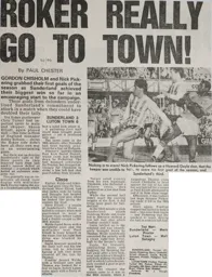 Match Report: Sunderland vs Luton Town FC (27th Oct 1984)