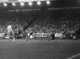 Luton are well beaten by Norwich going down 3-0, here Brian Stein misses one of several presentable chances