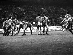 Town in amongst the Wednesday wall