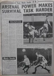 Match Report: Arsenal vs Luton Town FC (1st Dec 1984)