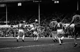 Mick Harford in the thick of it