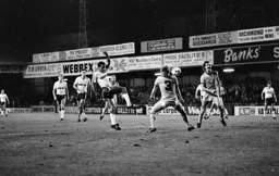 Brian Stein tries to take a defenders head off