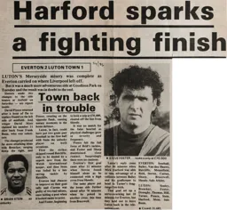Match Report: Everton vs Luton Town FC (1st Jan 1985)