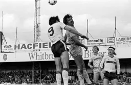 Mick Harford gets up with another hard man Sam Allardyce