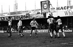 Town celebrate what they think will be a late winner