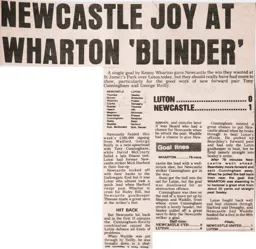 Match Report: Newcastle United vs Luton Town FC (23rd Feb 1985)