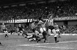 Ricky Hill beaten by the keeper