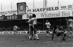 Ricky Hill gets the congratulations