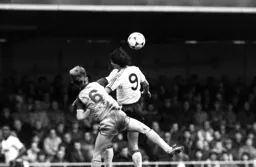 Mick Harford gets one on the chin