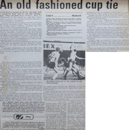 Match Report: Luton Town FC vs Watford (4th Mar 1985)