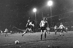 Chukwuemaka Nwajiobi with an acrobatic effort