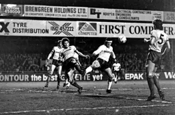 Steve Foster in attack