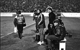 David Pleat looks anxious