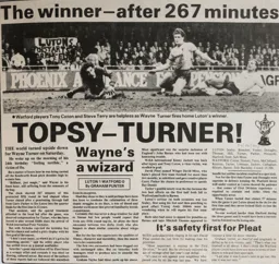 Match Report: Luton Town FC vs Watford (9th Mar 1985)