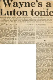 Match Report: Luton Town FC vs Watford (9th Mar 1985)