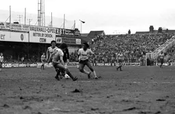 Ricky Hill on the attack