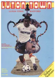 Programme: Luton Town FC vs Watford (9th Mar 1985)