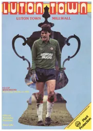 Programme: Luton Town FC vs Millwall (13th Mar 1985)