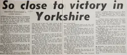 Match Report: Sheffield Wednesday vs Luton Town FC (16th Mar 1985)