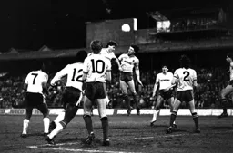 Mal Donaghy challenges in the box