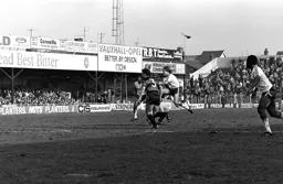 David Preece lets fly