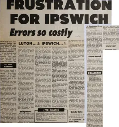 Match Report: Luton Town FC vs Ipswich Town (30th Mar 1985)