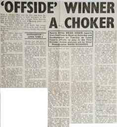 Match Report: Southampton vs Luton Town FC (2nd Apr 1985)