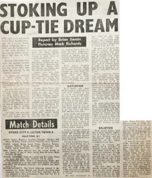 Match Report: Stoke City vs Luton Town FC (8th Apr 1985)