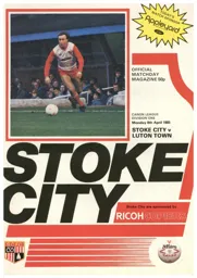 Programme: Stoke City vs Luton Town FC (8th Apr 1985)