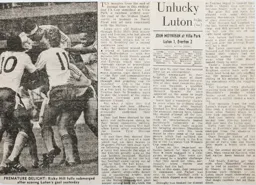 Match Report: Luton Town FC vs Everton (13th Apr 1985)