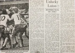 Match Report: Luton Town FC vs Everton (13th Apr 1985)