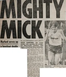 Match Report: Luton Town FC vs Manchester United (21st Apr 1985)