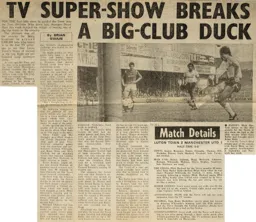 Match Report: Luton Town FC vs Manchester United (21st Apr 1985)