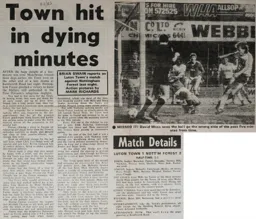 Match Report: Luton Town FC vs Nottingham Forest (24th Apr 1985)