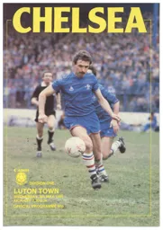 Programme: Chelsea vs Luton Town FC (8th May 1985)