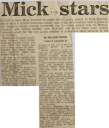 Match Report: Luton Town FC vs Leicester City (11th May 1985)