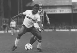 Emeka Nwajiobi, on the ball, was joined on the scoresheet by David Preece, Brian Stein and Mick Harford