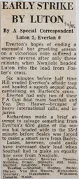 Match Report: Luton Town FC vs Everton (28th May 1985)