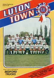 Programme: Luton Town FC vs Nottingham Forest (17th Aug 1985)
