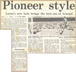 Match Report: Luton Town FC vs Arsenal (27th Aug 1985)