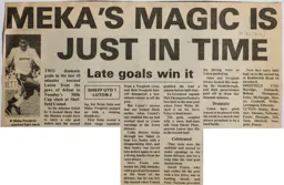 Match Report: Sheffield United vs Luton Town FC (24th Sep 1985)