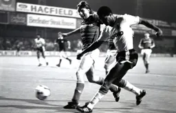 Brian Stein gets the ball across leading to the only goal