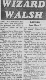 Match Report: Liverpool vs Luton Town FC (26th Oct 1985)