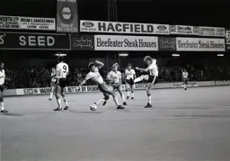 Ashley Grimes fires from the edge of the box