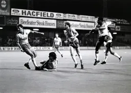 Ricky Hill shoots hard