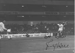 Ricky Hill lashes in a great third goal to seal the win