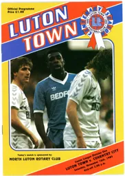 Programme: Luton Town FC vs Coventry City (16th Nov 1985)