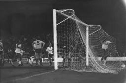 Watford`s Steve Terry, number 5 has just put the ball into his own net and Town have a late winner
