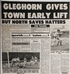 Match Report: Ipswich Town vs Luton Town FC (28th Dec 1985)
